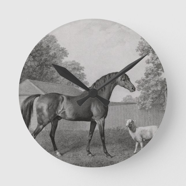 George Stubbs | Dungannon, engraved by George Town Round Clock (Front)