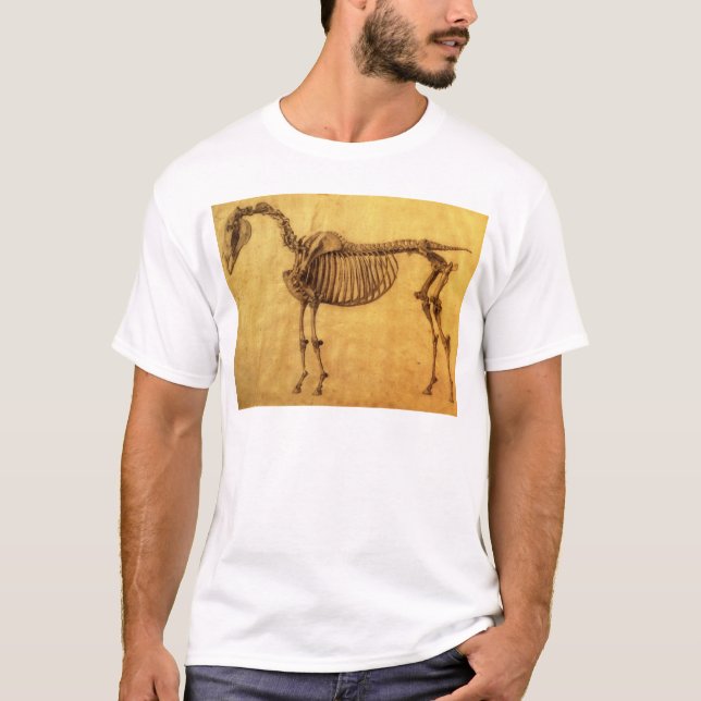 George Stubbs | Finished Study for the First Skele T-Shirt (Front)