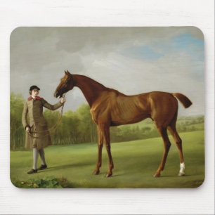 George Stubbs Lustre, held by a Groom, c.1760-62 Mouse Pad