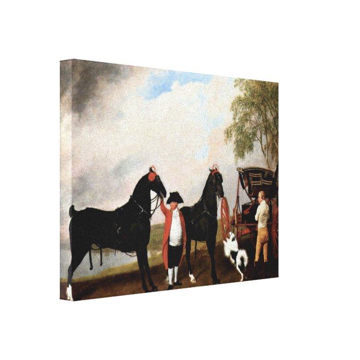 George Stubbs   Phaeton of the Prince of Wales Gallery Wrapped Canvas