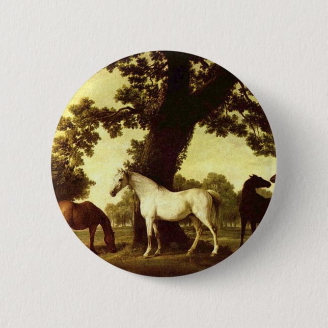 George Stubbs Pinback Button (Front)