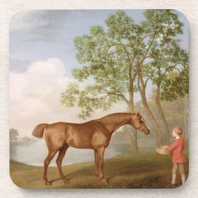 George Stubbs | Pumpkin with a Stable-Lad, 1774 (o Coaster (Front)