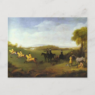 George Stubbs- Racehorses Belonging to the Duke Postcard