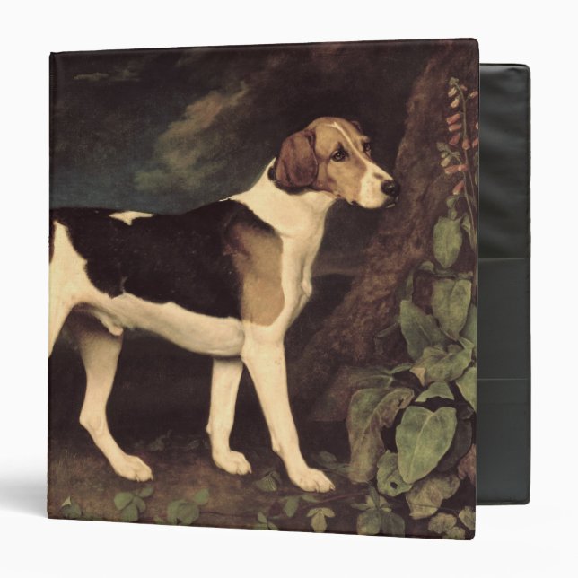 George Stubbs | Ringwood, a Brocklesby Foxhound, 1 3 Ring Binder (Front/Inside)