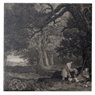 George Stubbs   Shooting, plate 4, engraved by Wil Tile