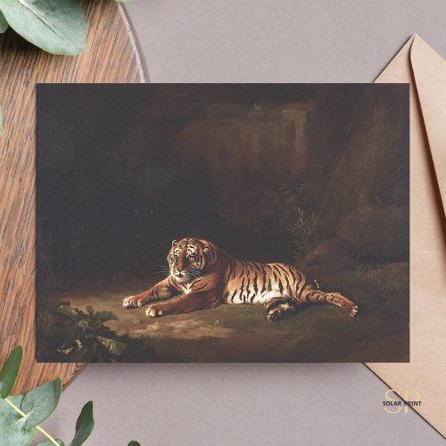 George Stubbs Tiger Painting Art Print Postcard