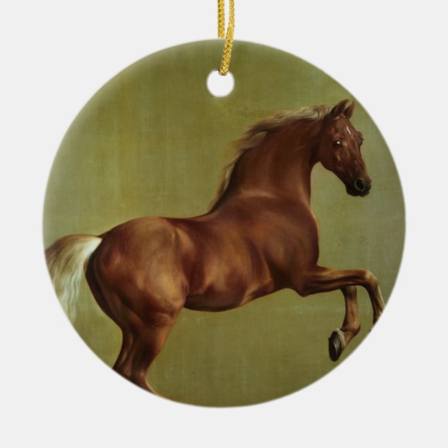 George Stubbs | Whistlejacket, 1762 Ceramic Ornament (Front)