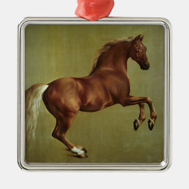 George Stubbs | Whistlejacket, 1762 Metal Ornament (Front)