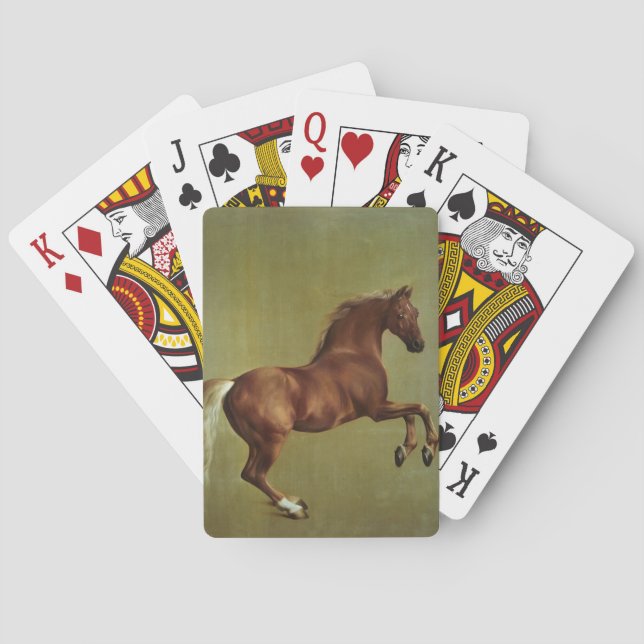 George Stubbs | Whistlejacket, 1762 Poker Cards (Back)