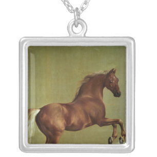 George Stubbs Whistlejacket, 1762 Silver Plated Necklace