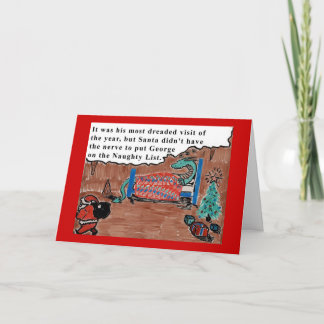 George the Dragon Holiday Card
