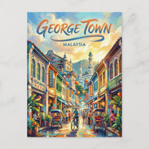 George Town Malaysia Postcard