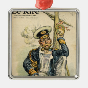 George V, 'The Simple' of the Royal Navy Metal Ornament