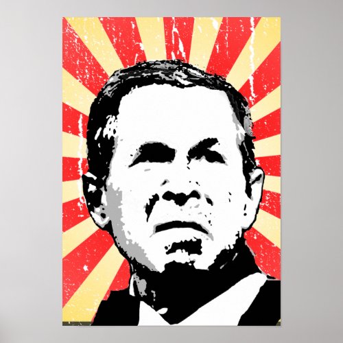 George W Bush 3 Poster