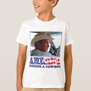 George W Bush - America Needs a Cowboy T-Shirt