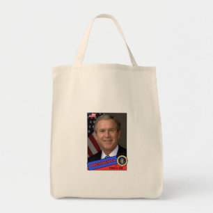 George W. Bush Baseball Card Tote Bag