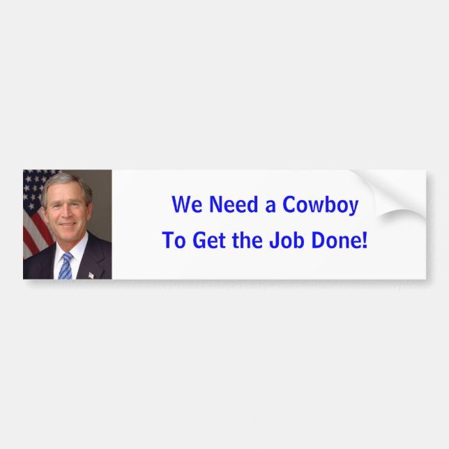 George W. Bush Bumper Sticker (Front)