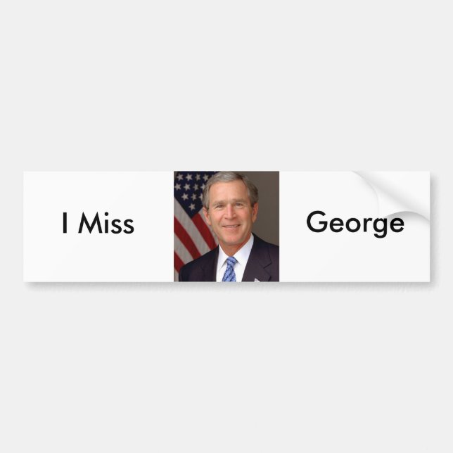George W. Bush Bumper Sticker (Front)