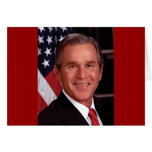 George W Bush Cards, George W Bush Card Templates, Postage, Invitations ...