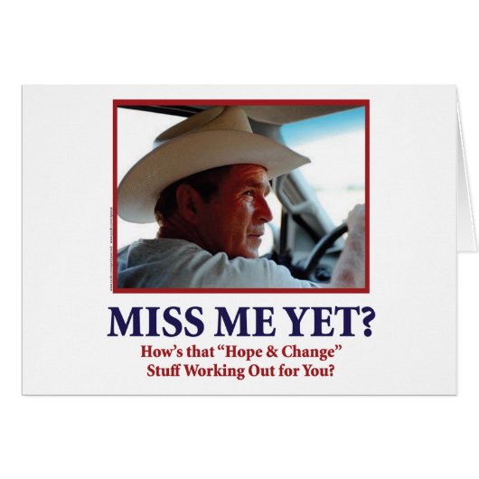 George W. Bush Cards (Front Horizontal)