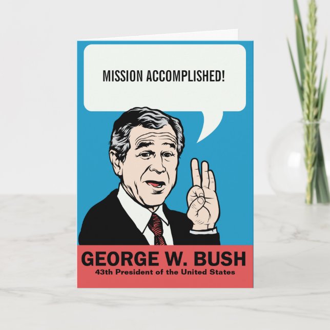 George W. Bush Customizable Card (Front)