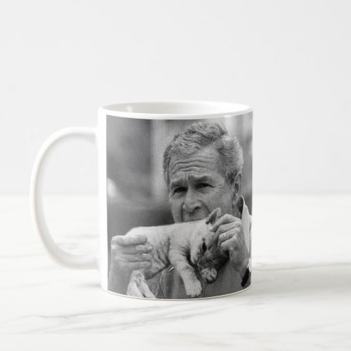 George W Bush Eating A Kitten Coffee Mug