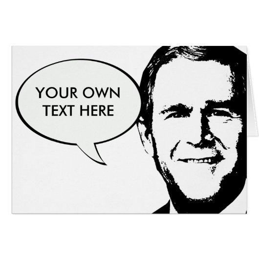 George W Bush Gear Cards (Front Horizontal)