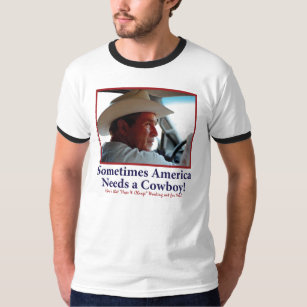George W Bush in Cowboy Hat T-Shirt