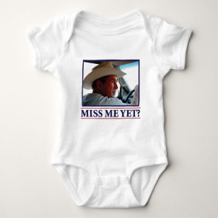 George W Bush Miss Me Yet? Baby Bodysuit