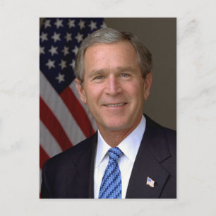 George W. Bush official portrait Postcard