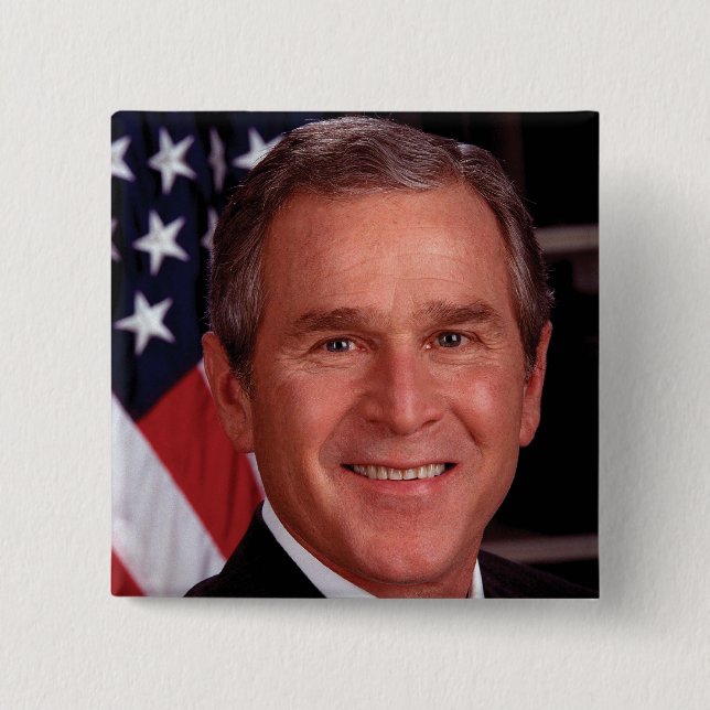 George W Bush Pinback Button (Front)