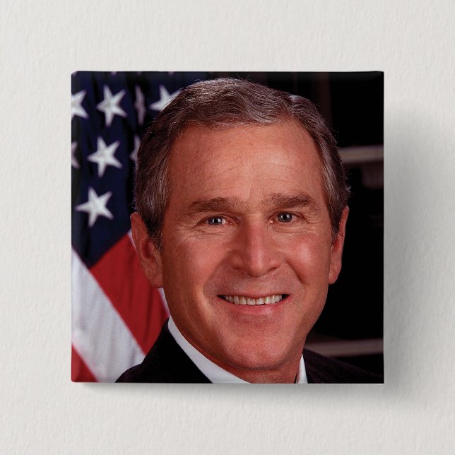 George W Bush Pinback Button (Front)