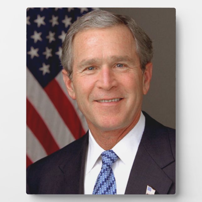 George W Bush Plaque (Front)
