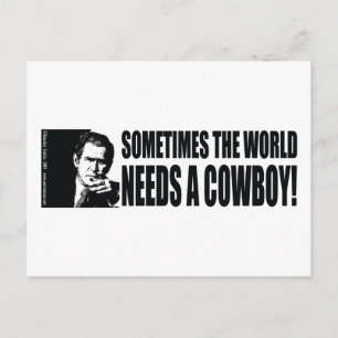 George W Bush Postcard
