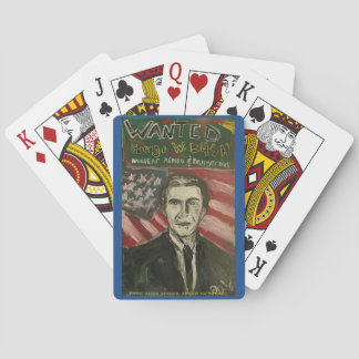GEORGE W BUSH WANTED POKER CARDS