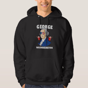 George Washdrinkton Washington Hoodie