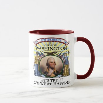 George Washington 1789 Election Mug by ThenWear at Zazzle