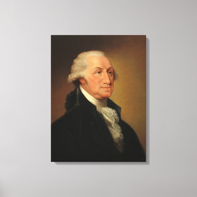 George Washington, 1796 by Edward Savage Canvas Print (Front)