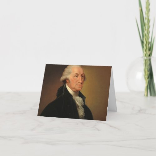 George Washington 1796 by Edward Savage Thank You Card