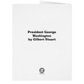George Washington 1st American President by Stuart (Back)