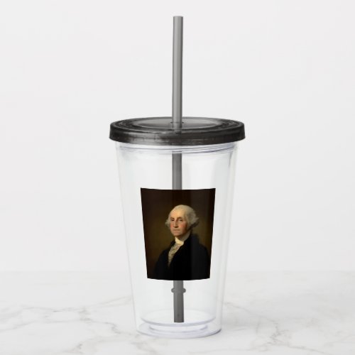 George Washington 1st American President by Stuart Acrylic Tumbler