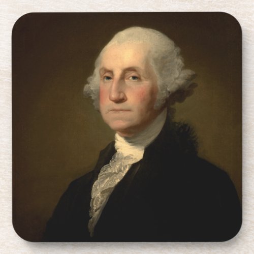 George Washington 1st American President by Stuart Beverage Coaster