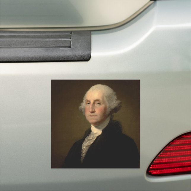 George Washington 1st American President by Stuart Car Magnet (In Situ)
