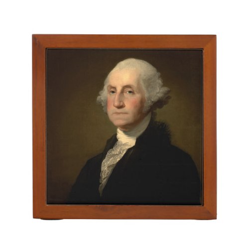 George Washington 1st American President by Stuart Desk Organizer