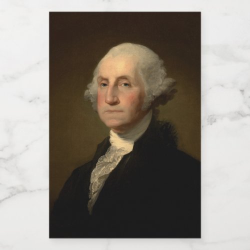 George Washington 1st American President by Stuart Food Label