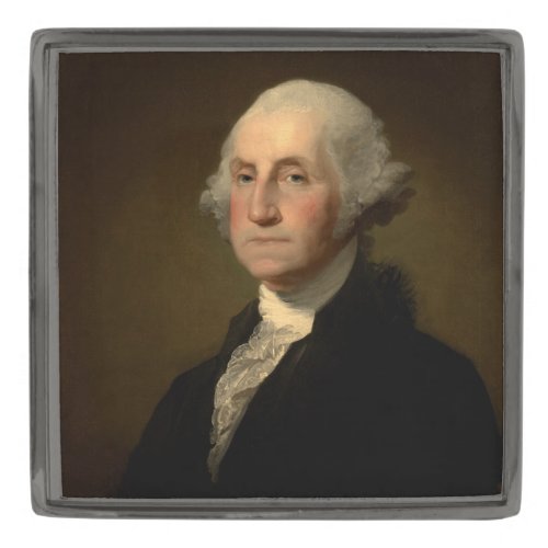 George Washington 1st American President by Stuart Gunmetal Finish Lapel Pin