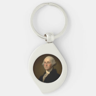 George Washington 1st American President by Stuart Keychain