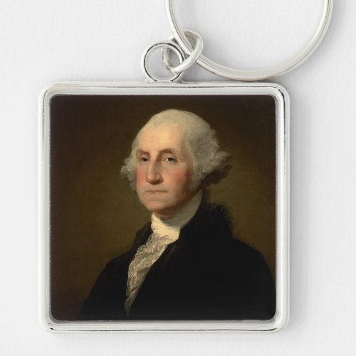 George Washington 1st American President by Stuart Keychain