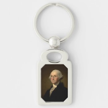 George Washington 1st American President By Stuart Keychain by Onshi_Designs at Zazzle