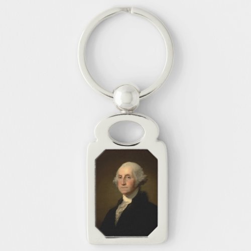 George Washington 1st American President by Stuart Keychain